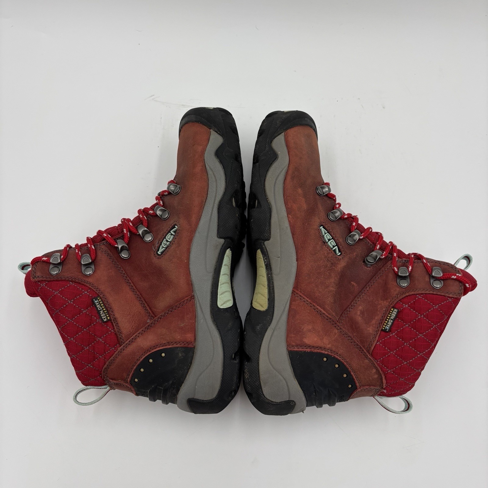 Keen Shellback Waterproof Hiking Boots Red Women's 7.5 Outdoor Trails — image 7 of 8